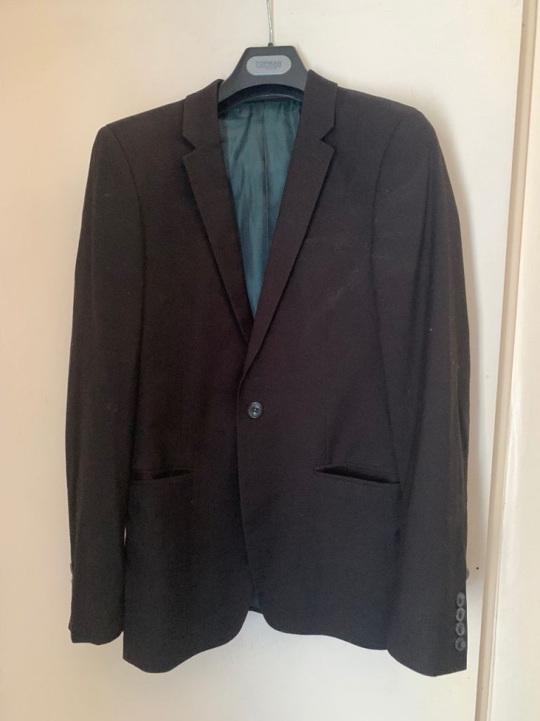 Black 34R suit jacket 