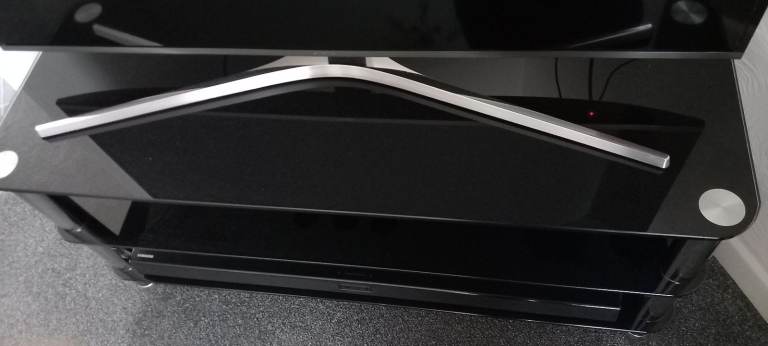 TV Glass 3 Tier Stand