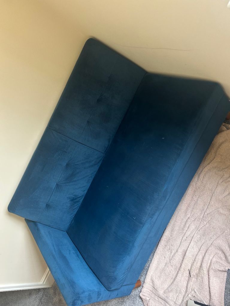 Navy sofa bed 