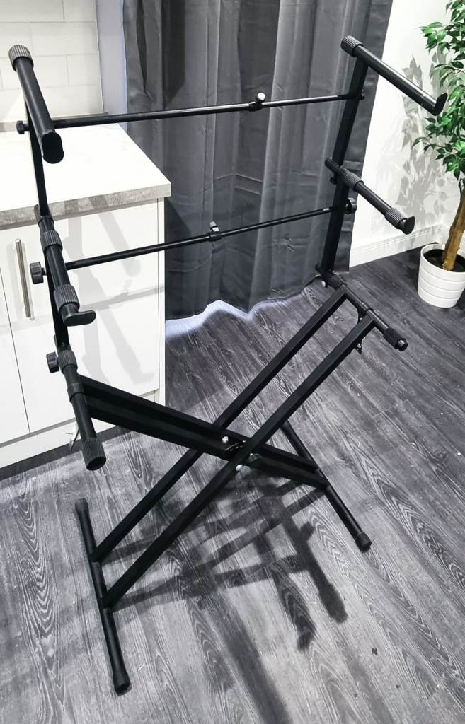 3 Tier Heavy Duty Keyboard Stand - Light Home Use Only