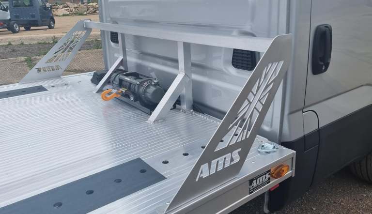 Recovery Truck Body Aluminium Car Transporter body, we can build on any manufact