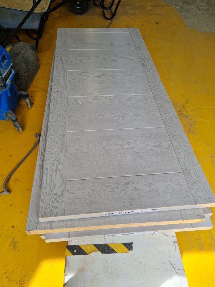 6 x Howdens Grey Internal Doors