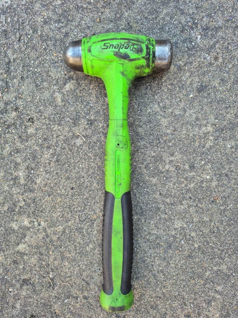Snap-On Ball Pein Dead Blow Soft Grip Hammer 24 oz HBBD24 Green