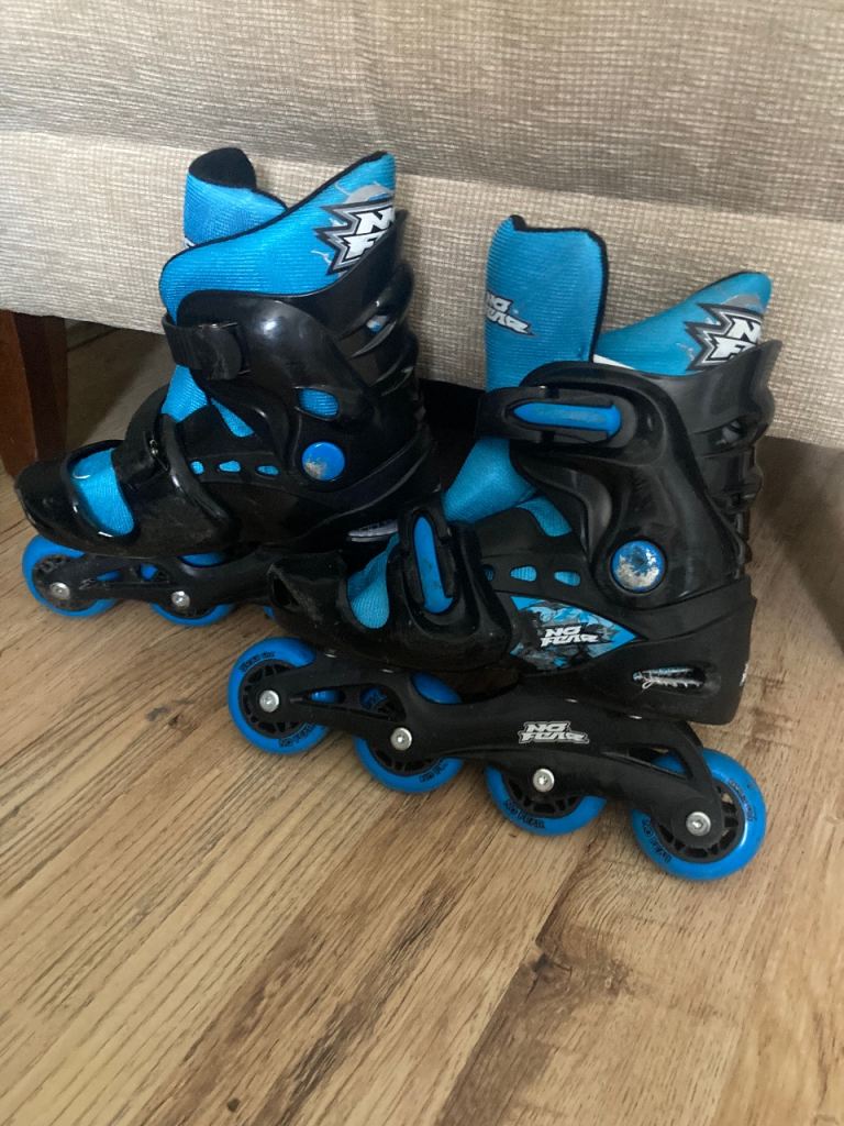 Inline skates no fear adjustable sizes 1-4