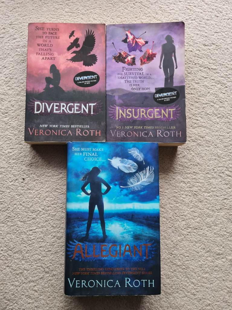 Veronica Roth, Divergent Series, set of 3 books