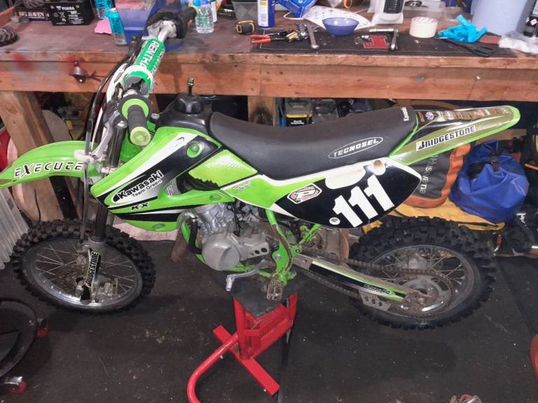Kawasaki KX65 motocross bike