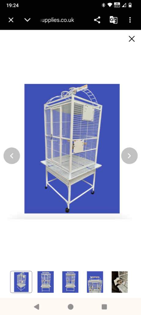 Parrot cage 