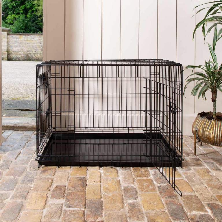 2 x Luxury Dog Crates with Cushions – Lords & Labradors (XL, Bouclé)