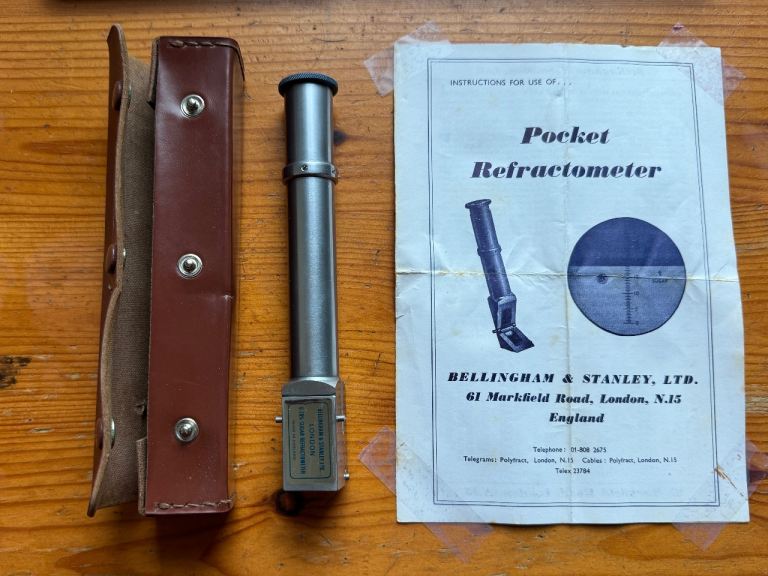 vintage Bellingham & Stanley 0-28% Sugar Pocket Refractometer Made In England