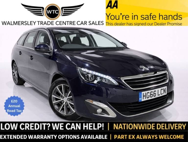 2017 Peugeot 308 SW 1.6 BlueHDi Allure Estate 5dr Diesel Manual Euro 6 (s/s) (120 ps) Estate Dies...