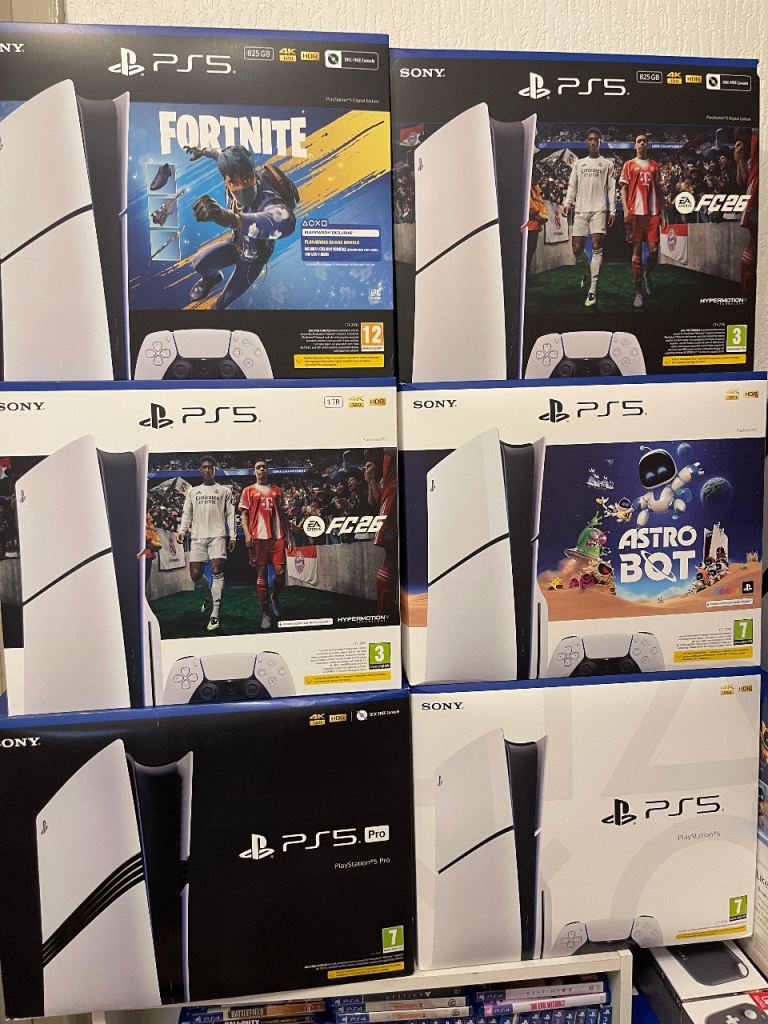 Brand new sealed ps5 consoles full warranty and receipt from £339