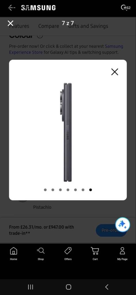 Samsung galaxy Z fold8