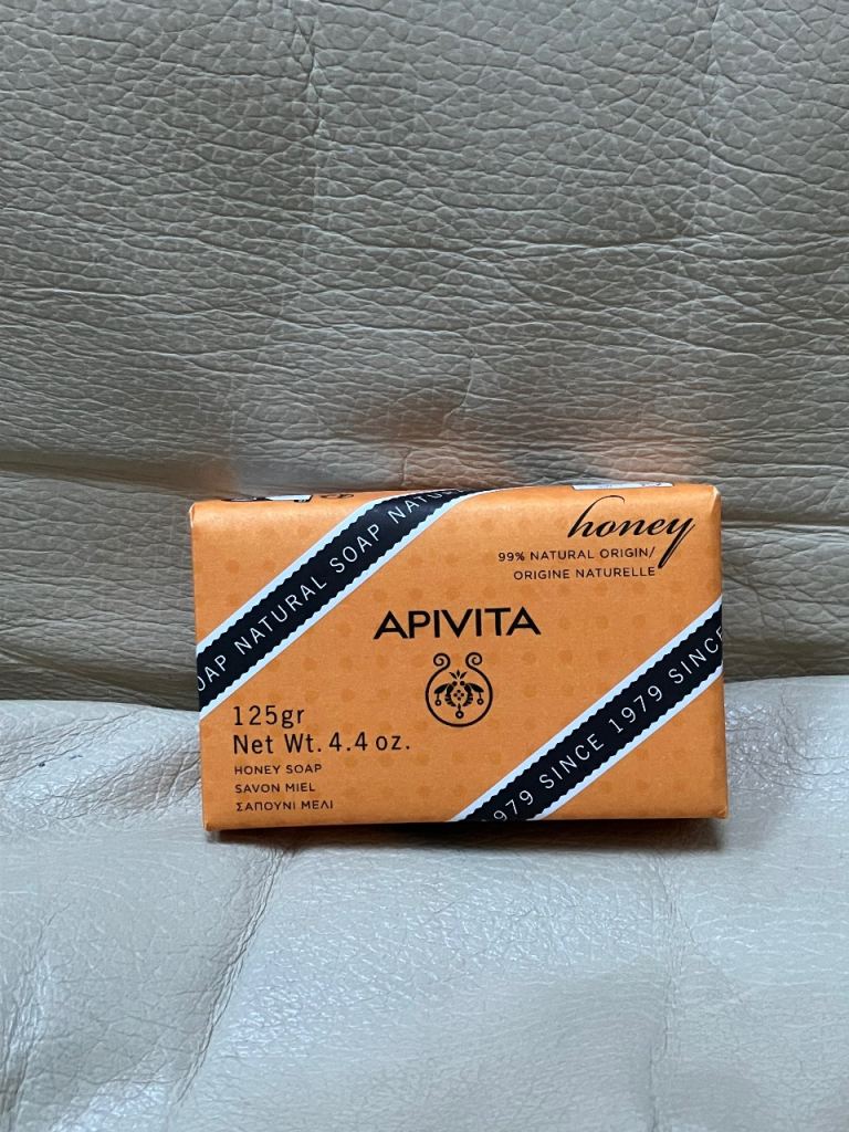 New. Apivita Honey soap with hydratining properties 125gr RRP £11  APIVITA