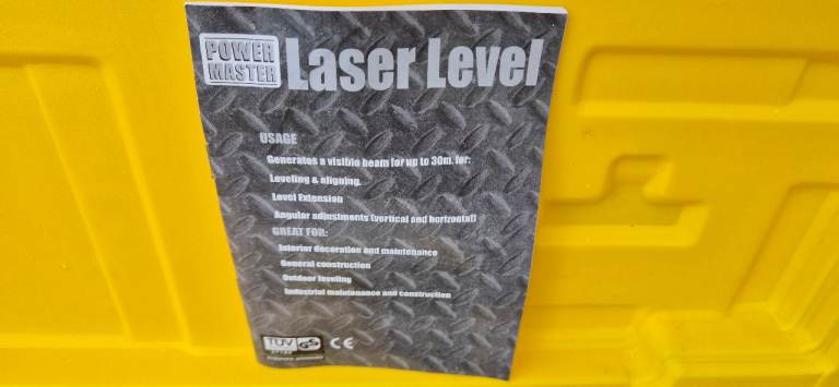 Power Master laser level 