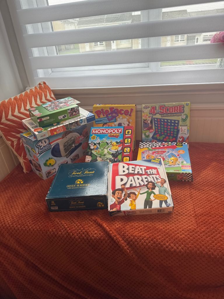 Various board games 