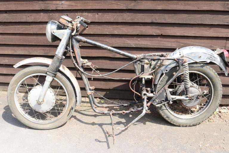 Norton Atlas N15 CS Scrambler c1964 Rolling Chassis 
