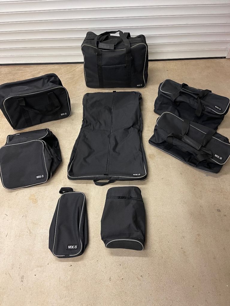 Mazda MX5 logo soft luggage set