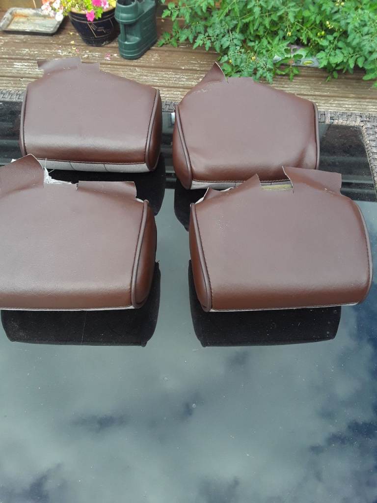 Reliant Scimitar se6/se6a/ GTC and,Middlebridge Headrests covers and foam inserts 