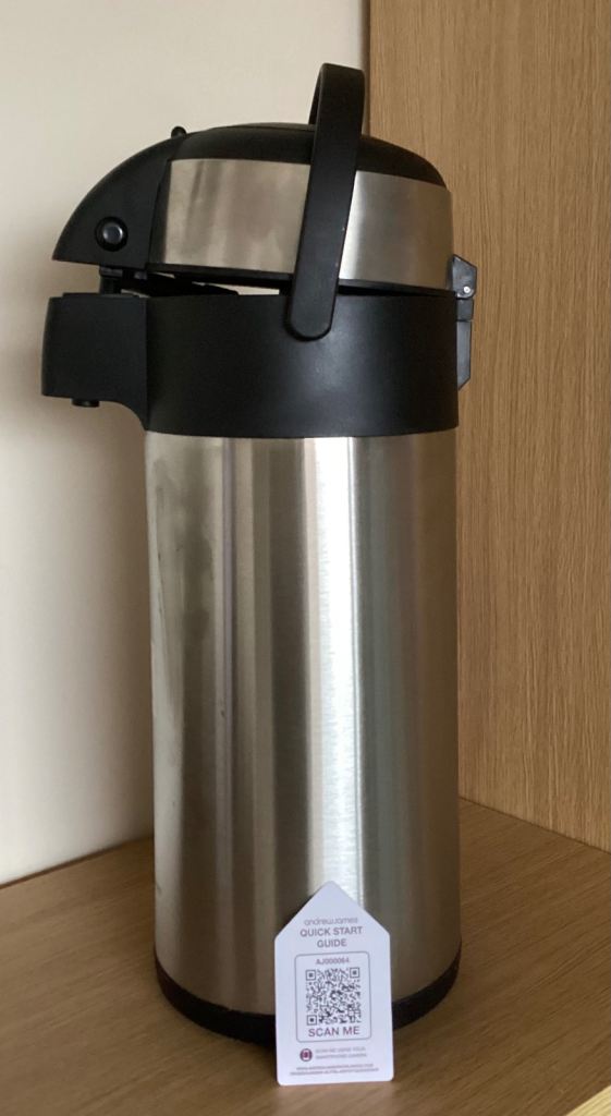 Andrew James Hot Water Hot Drinks Dispenser. Used once.