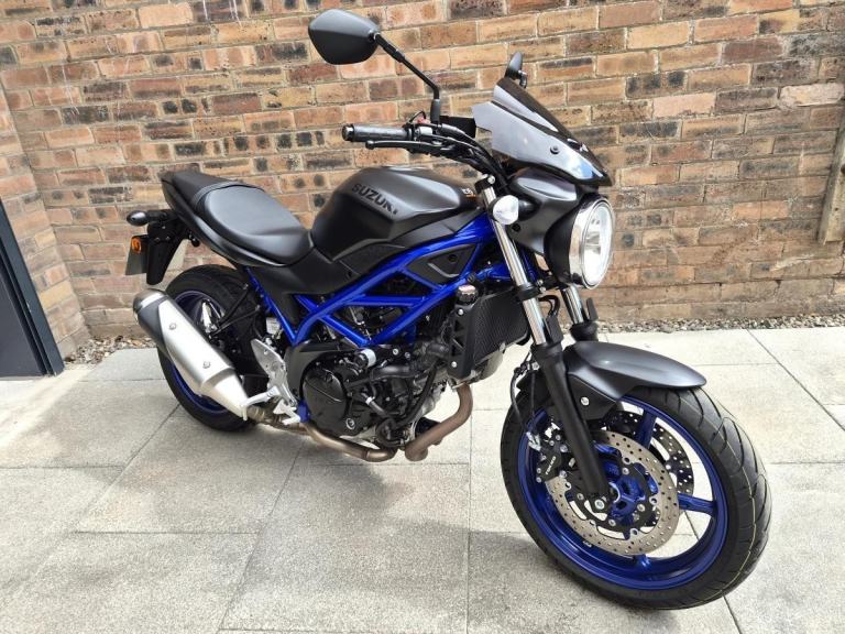 2023 Suzuki SV650 with many extras fitted.