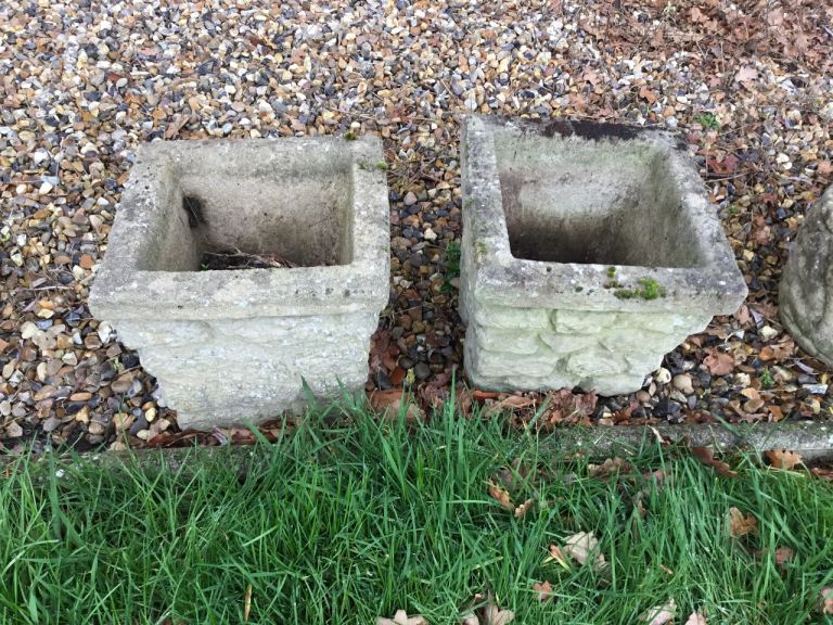 Concrete planters