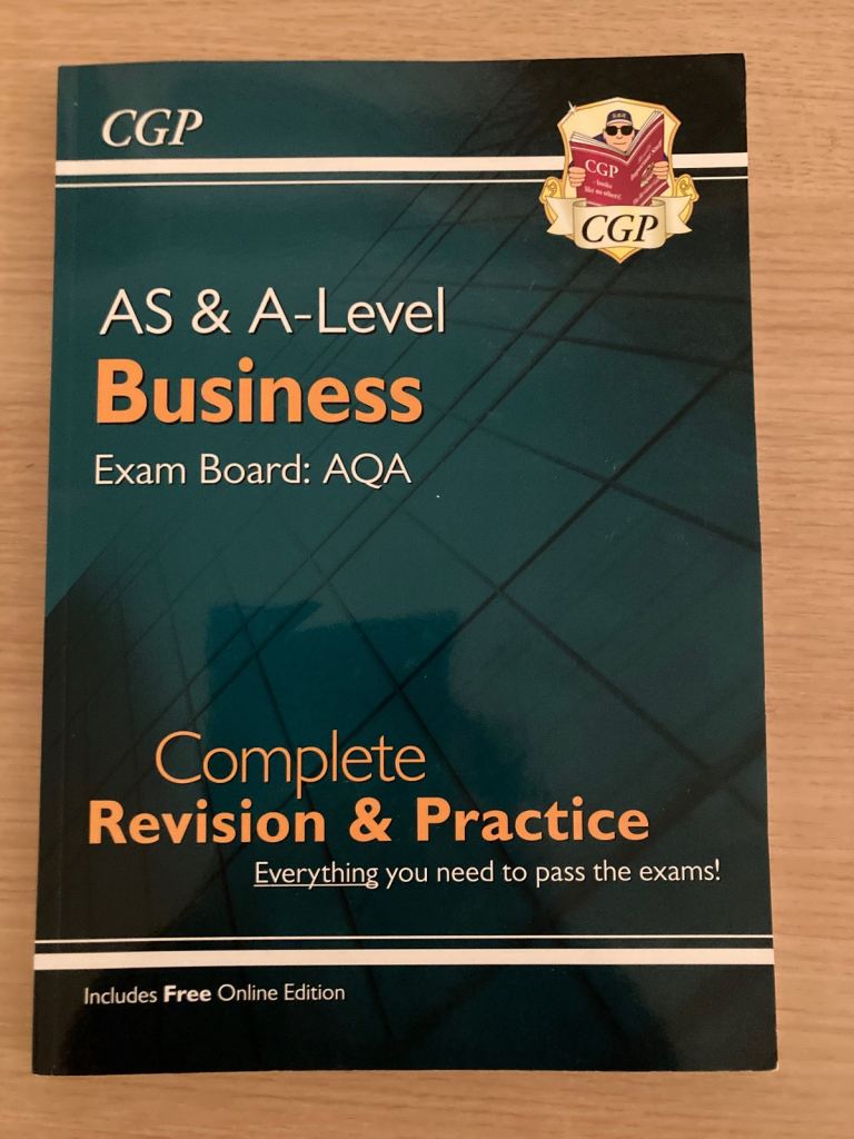 CGP AS & A Level Business, Exam Board:AQA Revision & Practice