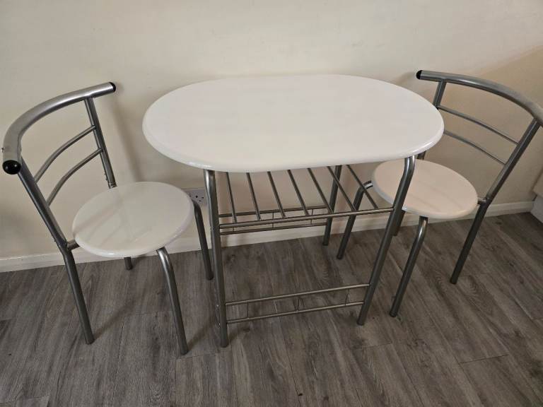 Kitchen table with two chairs