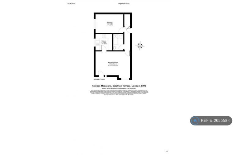 1 bedroom flat in Pavilion Mansions, London, SW9 (1 bed) (#2655584)