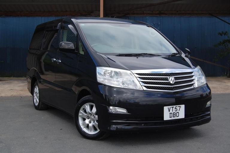 TOYOTA ALPHARD AX LIMITED Black Auto Petrol 2008
