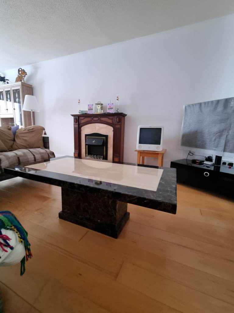 Marble  cabinet  and coffee table  set