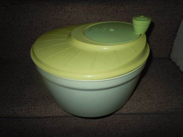 MOULINEX SALAD SPINNER - WENKO OVER THE SINK COLANDER VEGTABLE AND FRUIT WASHER