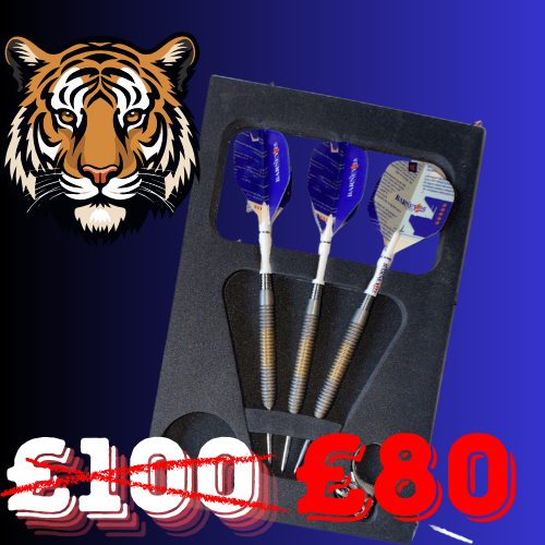 image for Extremely Rare Unicorn Raymond Van Barnaveld Phase 2A 90% Tungsten Darts Set