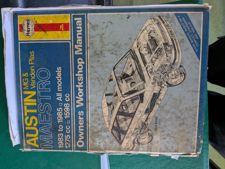Haynes Austin MG Maestro Owners Workshop Manual 1983-1985