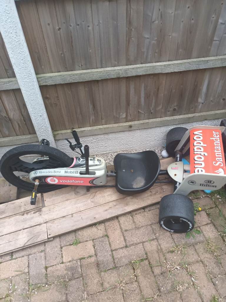 Kids' Pedal Powered Drift Car - Multicoloured, Good Condition
