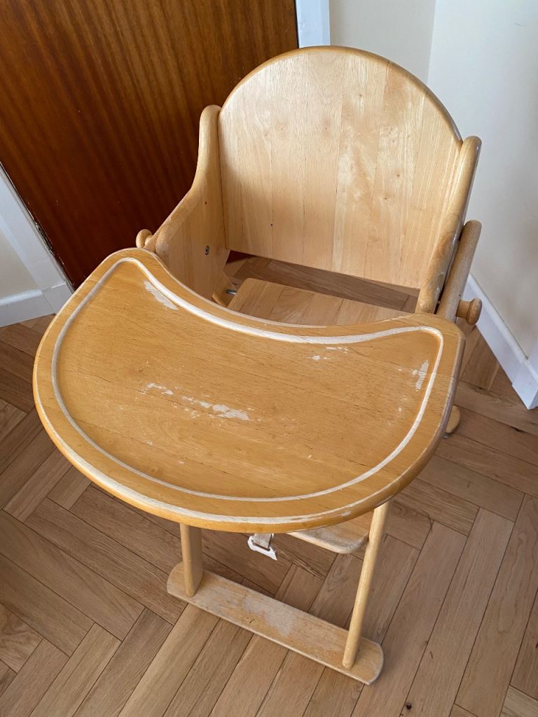 High chair - solid wood