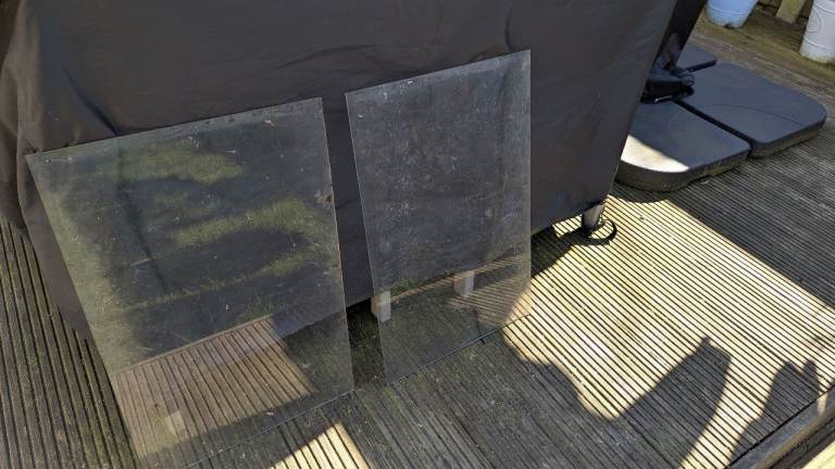 Glass windows for shed for free