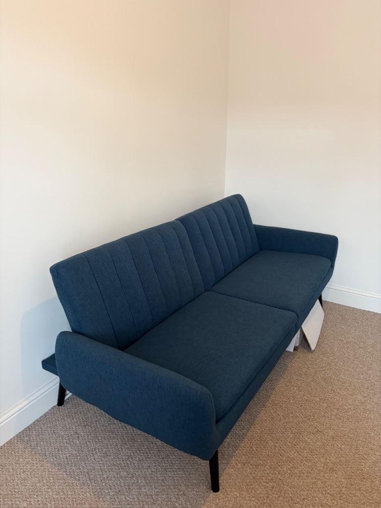 Blue JYSK sofa bed 
