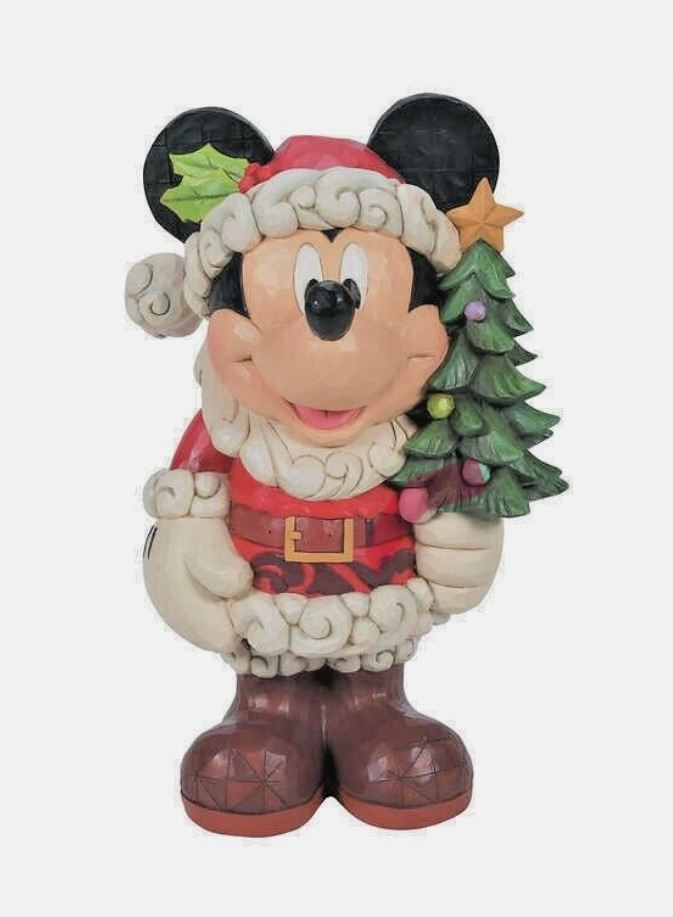 Disney Traditions Large Mickey Mouse Ornament - Jim Shore - Old St Mick - Mickey Mouse