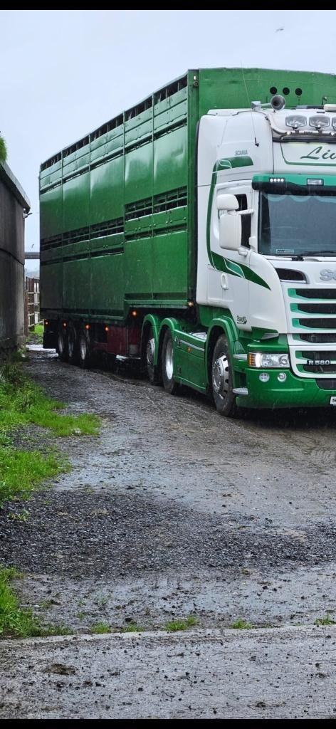 2012 Houghton Parkhouse Tri Axle Cattle Trailer