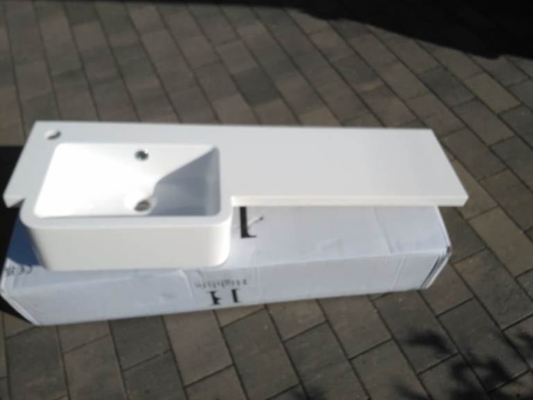 Sink Top, New, Boxed, No Text Please, Lewis Basin Unit, (Sink Top (ONLY) Rubber Duck UK,