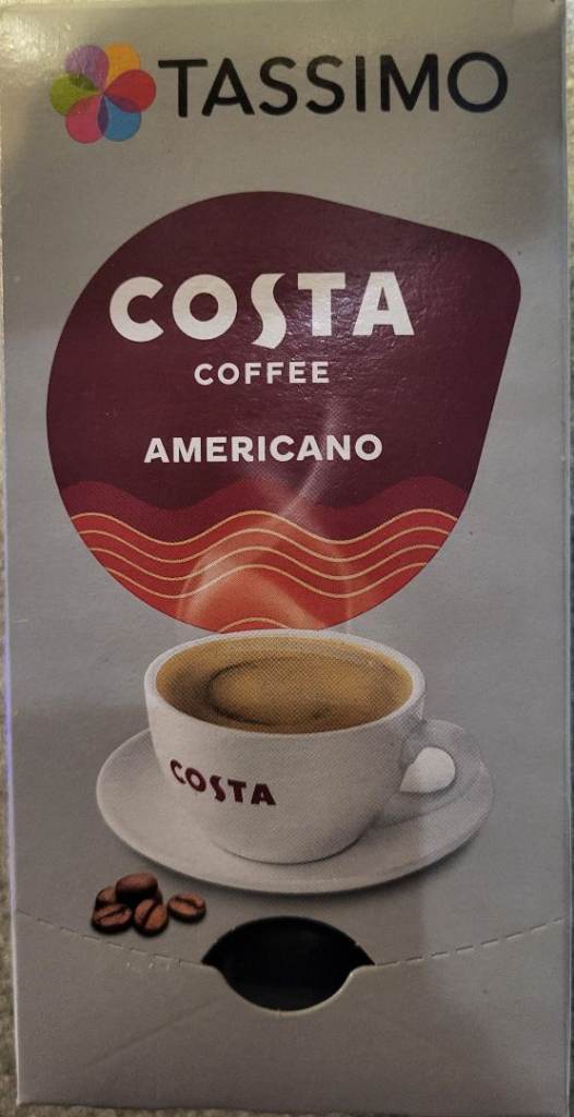 Costa Tassimo Americano Pods 