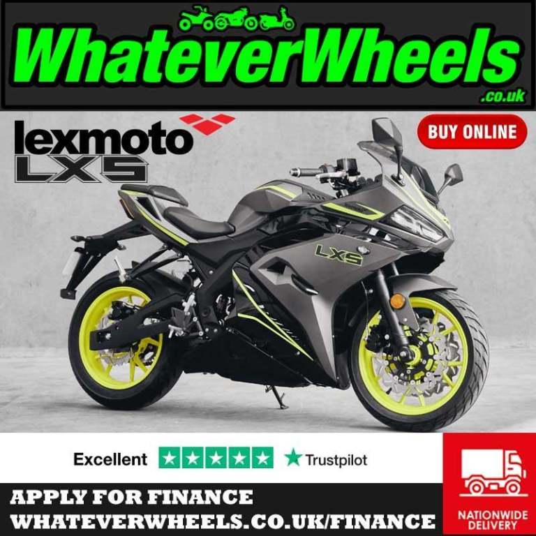Lexmoto LXS 125cc Learner Legal Small Seat Height Sports Motorcycle Motorbike