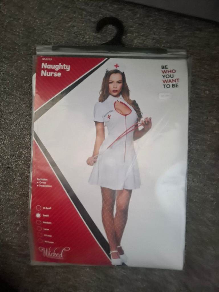 Wicked 'Naughty Nurse' Fancy Dress Costume - New