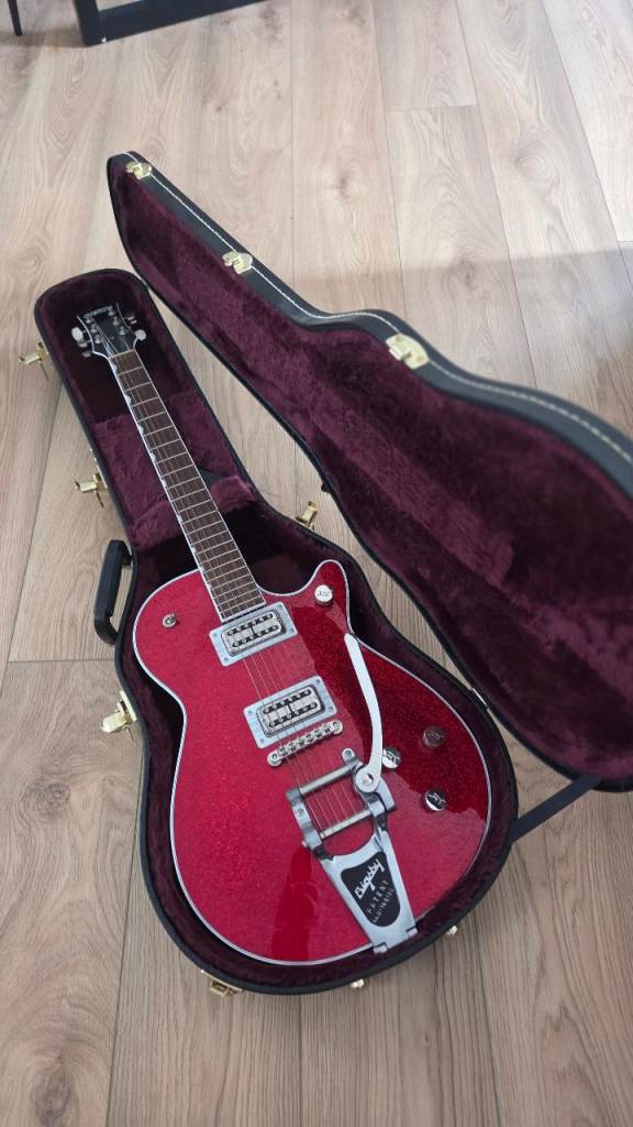 Gretsch G6129T Players Edition Jet (Red Sparkle) Guitar