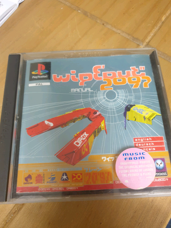 Wipeout 2097 ps1 game 