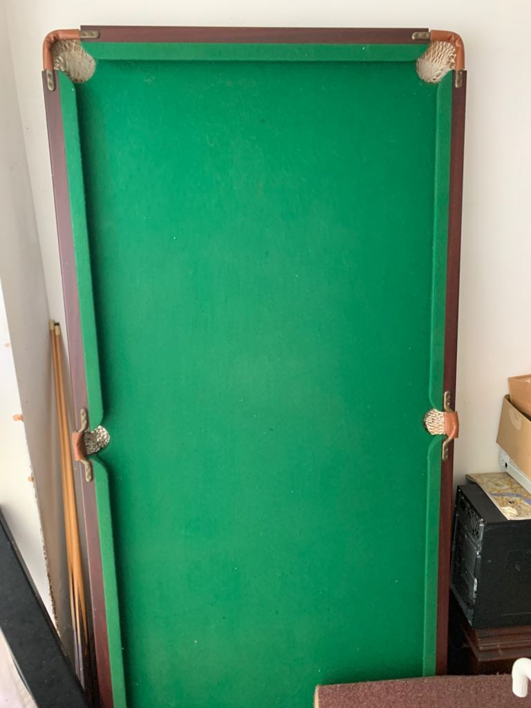 Folding billiard table £30