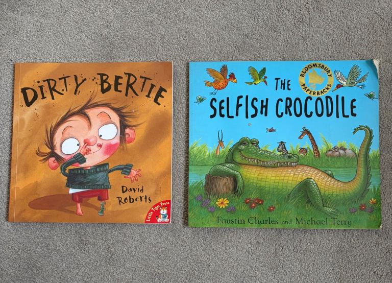 Children's Picture Books - Dirty Bertie & The Selfish Crocodile