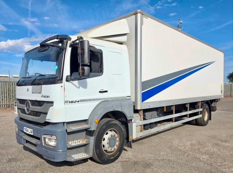 2014 MERCEDS AXOR 1824 GRP BOX VAN CANTILEVER TAIL-LIFT SPRINGS MANUAL 18T EURO6