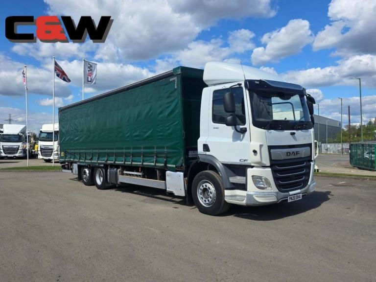 2020 (20) DAF FAN CF 340 6x2 Curtain side - 187000Kms