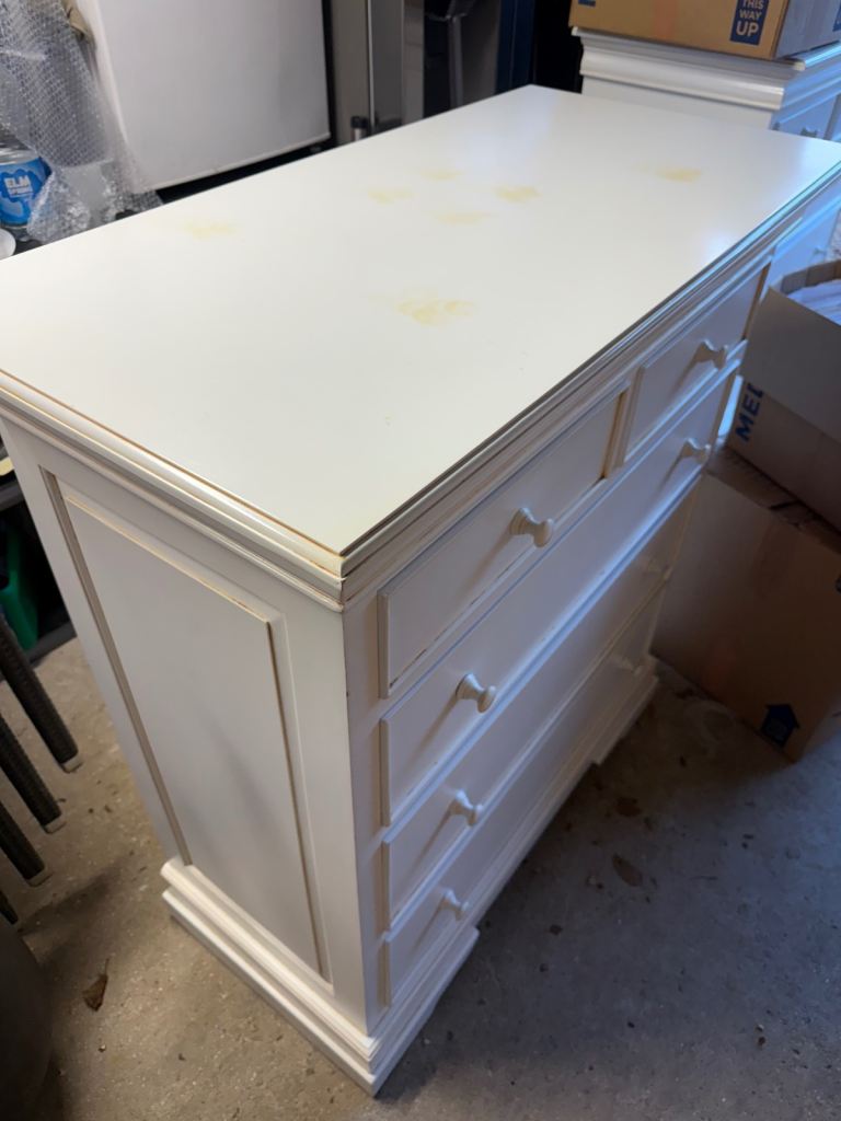 Tall boy chest of drawers 